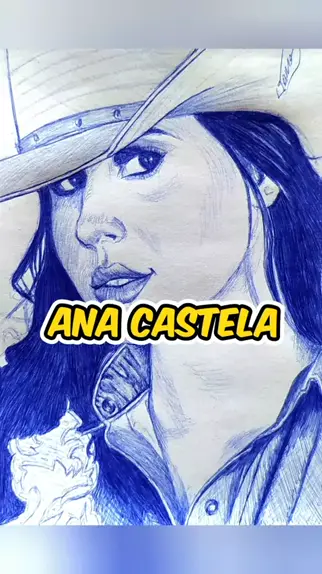como desenhar a ana castela passo a passo