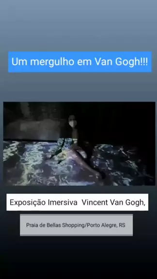 Fui Visitar A Exposi O Imersiva Sobre Vincent Van Kwai